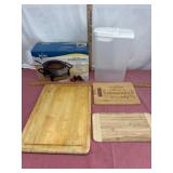 Kitchen Items with Fondue Pot