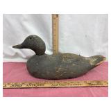 Hand-Carved Wooden Duck Decoy