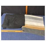 Two Throws in Neutral Tones