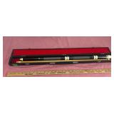 Pool Cue with Case and Rulers