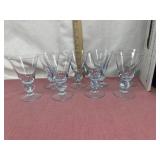 Blue Skruf Sweden stemware