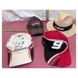 Four NASCAR-Themed Hats