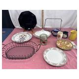 Plates, Mugs, and Decor