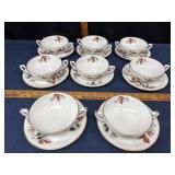 Royal Worcester ?Fraises des Bois? Cups