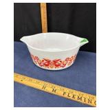 Vintage PYREX Friendship Pattern Casserole Dish