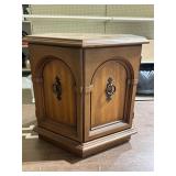 Hexagonal Wooden Storage Cabinet