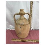 Mediterranean Terracotta Pottery Jug - 14' Tall