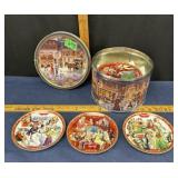 Twelve 1999/2000 Coca-Cola Days Plates - January