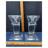 Glass Candlesticks