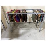 Gray Metal Rolling File Organizer