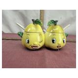 1960's Anthropomorphic WinkingSmiling Pears