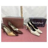2 Pairs ladies shoes-see pictures