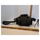 Small Camera Bag & Mini Tripod	Three Velcro