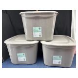 3 Type A Storage Containers