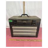 Plastic Toolbox with Contents