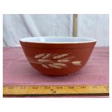 Vintage PYREX #403 Autumn Harvest Wheat Pattern