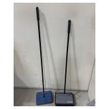 Two Manual Floor Sweepers