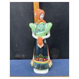 Hungarian Hand-Painted Porcelain Figurine