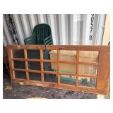 Wood and Glass Multi-Pane Door
