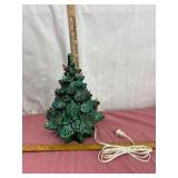 Ceramic Christmas Tree Lamp