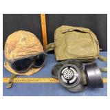 Military Helmet with Gear Set