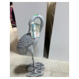 Heavy Metal Crane Garden Statue