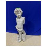 Concrete Angel Sculpture