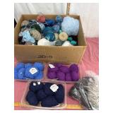 Yarn Lot With Various Colors