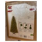 7-Foot Pre-Lit Artificial Christmas Tree