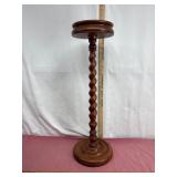 Turned Wooden Plant Stand