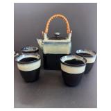 Teaopia mid-century, modern glazed, ceramic