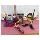 M&M's Collectible Dispensers Lot