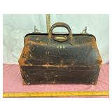 Leather Doctor's Bag with Initials