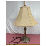 Table Lamp With Fabric Shade