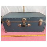 Seward Blue Locking Storage Trunk