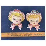 Geo Z Lefton Ceramic Wall Plaques