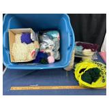 Yarn in a tote