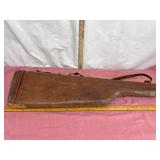 Leather Rifle Scabbard with Strap
