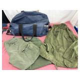 Canadian Military Apparel and Bag Lot