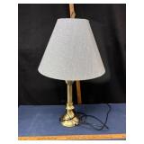 Table Lamp with Brass Base