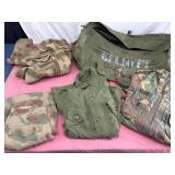 Military Clothing and Bag