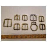 Assorted Brass Buckles