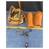 Leather Saddlebag with Tools