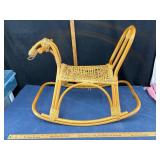 Wicker Rocking Horse Toy