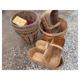 Wooden Baskets and Barrels
