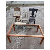 Chairs and Table Frame