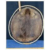 Beaver Pelt on Wooden Hoop Frame
