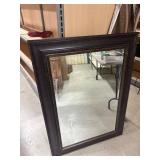 Rectangular Wall Mirror With Ornate Frame