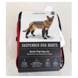 New in package Canada Pooch suspender dog boots