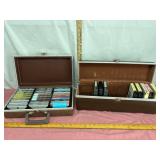 Two 8-Track Tape Cases with Tapes